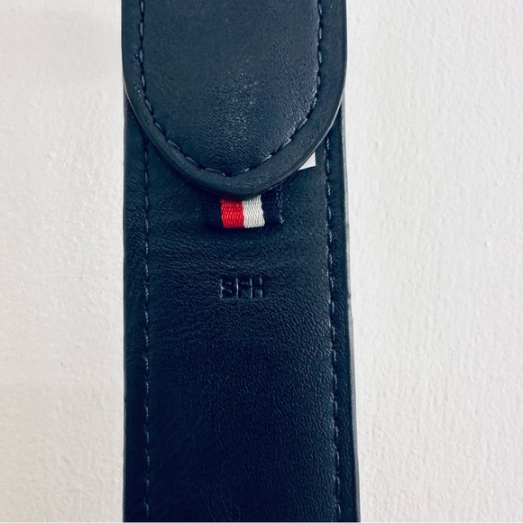 Vintage Tommy Hilfiger Red and Navy Tartan Plaid Belt, Men’s Size 40 - Picture 7 of 15